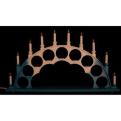 Candle Arch without Angels with Electric Lights - 70x40 cm / 27.5x15.7 inch
