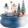 Music Box Oval with Two Gift Givers - 15x12x14 cm / 5.9x4.7x5.5 inch