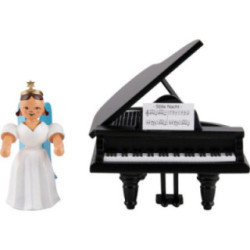 Angel Long Pleated Skirt at the Piano, Colored - 6,6 cm / 2.6 inch