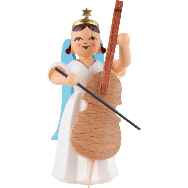 Angel Long Pleated Skirt Violoncello, Colored - 6,6 cm / 2.6 inch