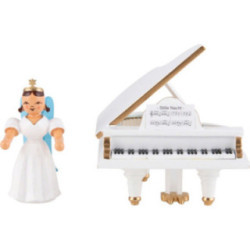 Angel Long Pleated Skirt at White Piano, Colored - 6,6 cm / 2.6 inch