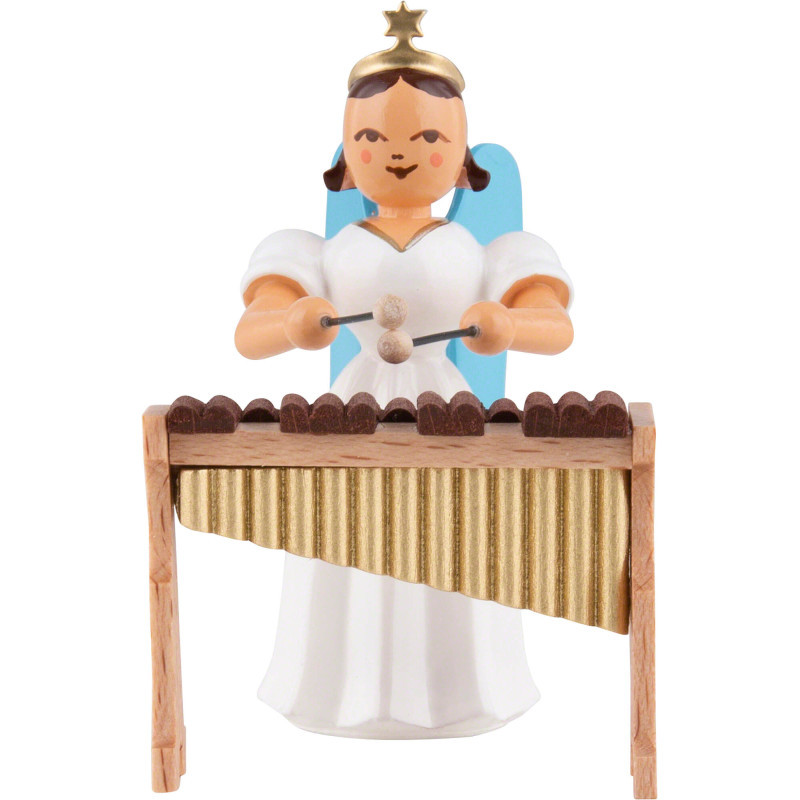 Angel Long Pleated Skirt with Xylophone, Colored - 6,6 cm / 2.6 inch