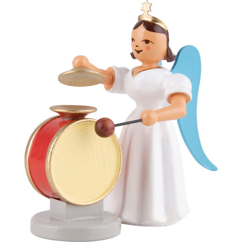 Angel Long Pleated Skirt Cymbal Drum, Colored - 6,6 cm / 2.6 inch