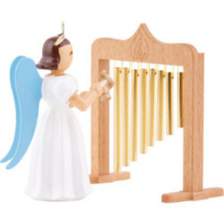 Angel Long Pleated Skirt with Tubular Bells, Colored - 6,6 cm / 2.6 inch