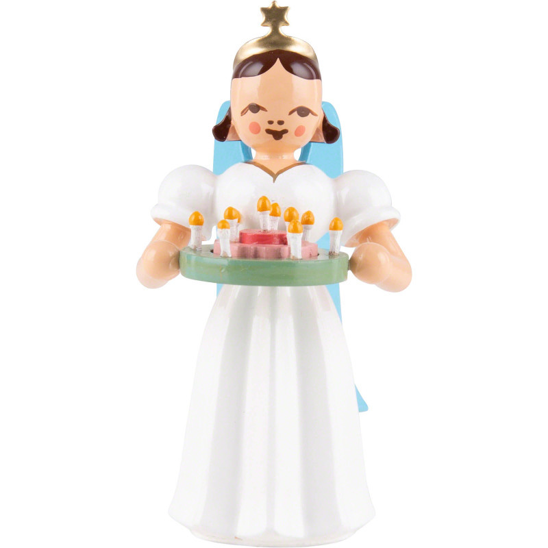 Angel Long Pleated Skirt with Birthday Wreath - Colored - 6,6 cm / 2.6 inch