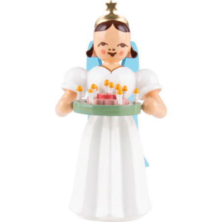 Angel Long Pleated Skirt with Birthday Wreath - Colored - 6,6 cm / 2.6 inch