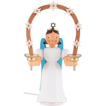 Angel Long Pleated Skirt with Star Arch and Lights, Colored - 27 cm / 10.6 inch