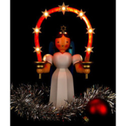 Angel Long Pleated Skirt with Star Arch and Lights, Colored - 27 cm / 10.6 inch