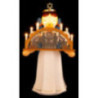 Angel Long Skirt with Candle Arch colored electric - 22 cm / 8.7 inch