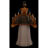 Angel Long Skirt with Candle Arch colored electric - 22 cm / 8.7 inch