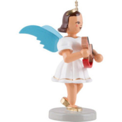 Kurzrockengel mit Reiterlein, farbig - 6,6 cm