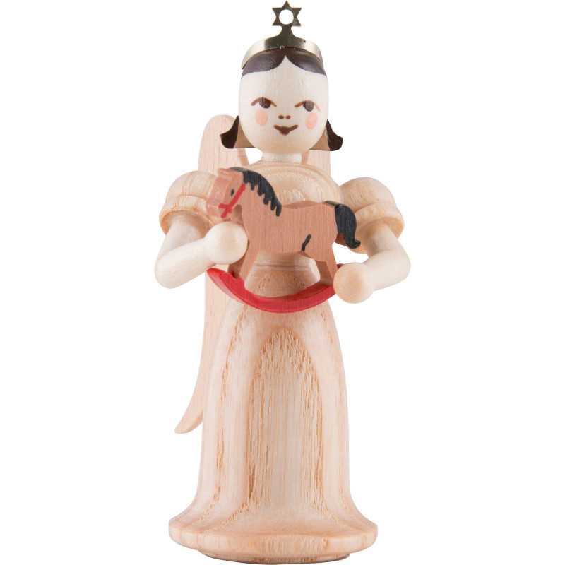 Angel Long Skirt with Horseman, Natural - 6,6 cm / 2.6 inch