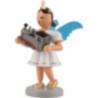 Angel Short Skirt with Locomotive, Colored - 6,6 cm / 2.6 inch