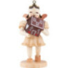 Angel Short Skirt with Gingerbread House - Natural - 6,6 cm / 2.6 inch