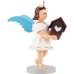 Angel Short Skirt with Gingerbread House - Colored - 6,6 cm / 2.6 inch