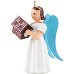 Angel Long Pleaded Skirt with Gingerbread House - Colored - 6,6 cm / 2.6 inch
