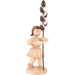 Flower Child with Pussy Willow - Natural - 31 cm / 12 inch