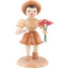 Blumenmädchen Gratulant, natur - 6,6 cm