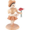 Blumenmädchen Gratulant, natur - 6,6 cm