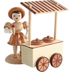 Eisverkäuferin natur - 6,6 cm