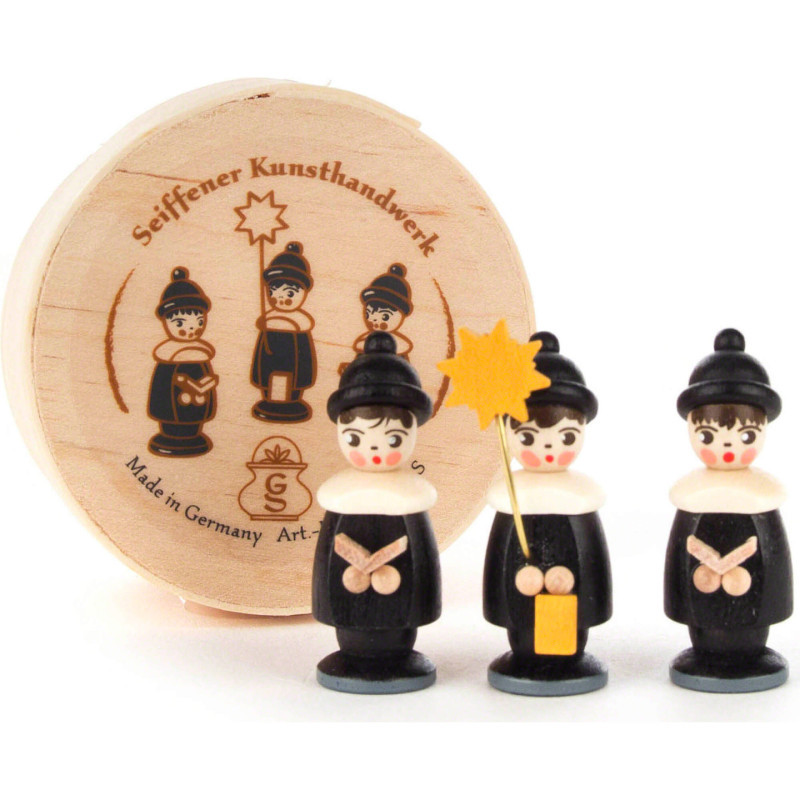 Kurrendefiguren schwarz in Spandose - 3,5 cm