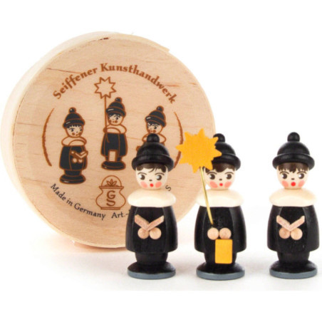 Kurrendefiguren schwarz in Spandose - 3,5 cm