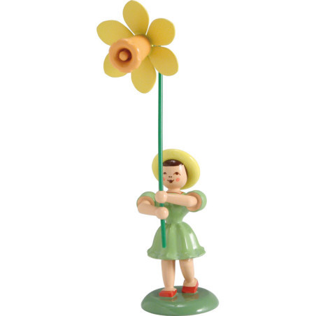 Flower Child Daffodil, Colored - 12 cm / 4.7 inch