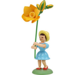 Flower Child with Freesia - Colored - 11 cm / 4.3 inch