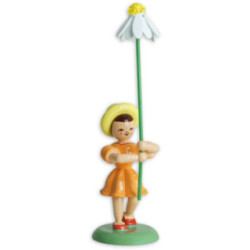 Flower Child with Camomile - Colored - 11,5 cm / 4.5 inch