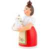 Smoker - Woman with Apron and Pot - 17 cm / 6.7 inch
