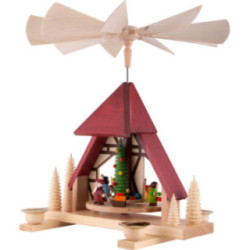 1-stöckige Pyramide Kinderweihnacht  - 29 cm