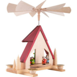 1-stöckige Pyramide Kinderweihnacht  - 29 cm