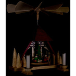 1-stöckige Pyramide Kinderweihnacht  - 29 cm