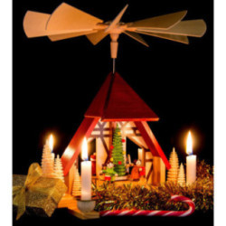 1-stöckige Pyramide Kinderweihnacht  - 29 cm