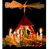 1-stöckige Pyramide Kinderweihnacht  - 29 cm