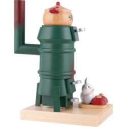 Smoking Stove - Cat - Green - 14,5 cm / 5.7 inch
