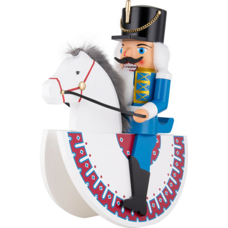 Nutcracker - Horseman Hussar Blue - 32 cm / 12.6 inch