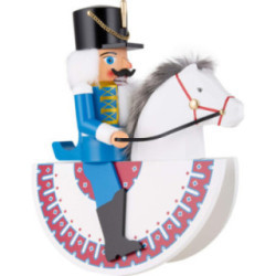 Nussknacker Reiterlein Husar blau - 32 cm