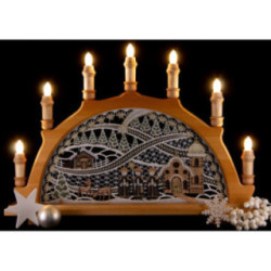 Candle Arch - Carolers - Embroidery Colored - 49x36 cm / 19.3x14.2 inch
