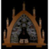 Candle Arch - Seiffen Church Natural - Embroidery Colored - 41x45 cm / 16.1x17.7 inch