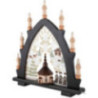 Candle Arch - Seiffen Church Black - Embroidery Colored - 41x45 cm / 16.1x17.7 inch