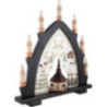 Candle Arch - Seiffen Church Black - Embroidery Colored - 41x45 cm / 16.1x17.7 inch