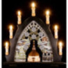 Candle Arch - Seiffen Church Black - Embroidery Colored - 41x45 cm / 16.1x17.7 inch