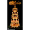 5-Tier Pyramid - The Christmas Story - 142 cm / 56 inch - 230 V Electr. Motor