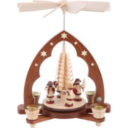 1-Tier Pyramid - Gift Bringing Angels - 28 cm / 11 inch