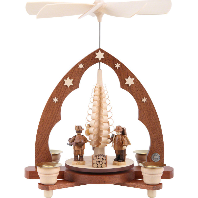1-Tier Pyramid - Forest People - 28 cm / 11 inch