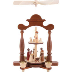 2-Tier Pyramid - Nativity Scene - 32 cm / 13 inch