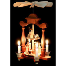 2-stöckige Pyramide Christi Geburt - 32 cm