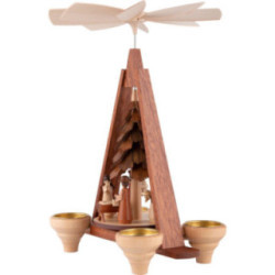 1-stöckige Weihnachtspyramide - Christi Geburt - 29 cm