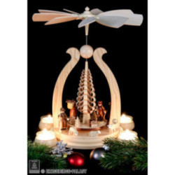 1-Tier Pyramid - Forest Scene - 34 cm / 13 inch